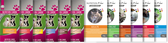 Gamme Nutrition Sacs personnalisés